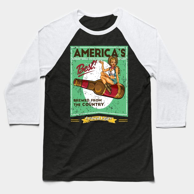 America's Best Leased Lager Premium Beer - Far Cry Baseball T-Shirt by rjzinger